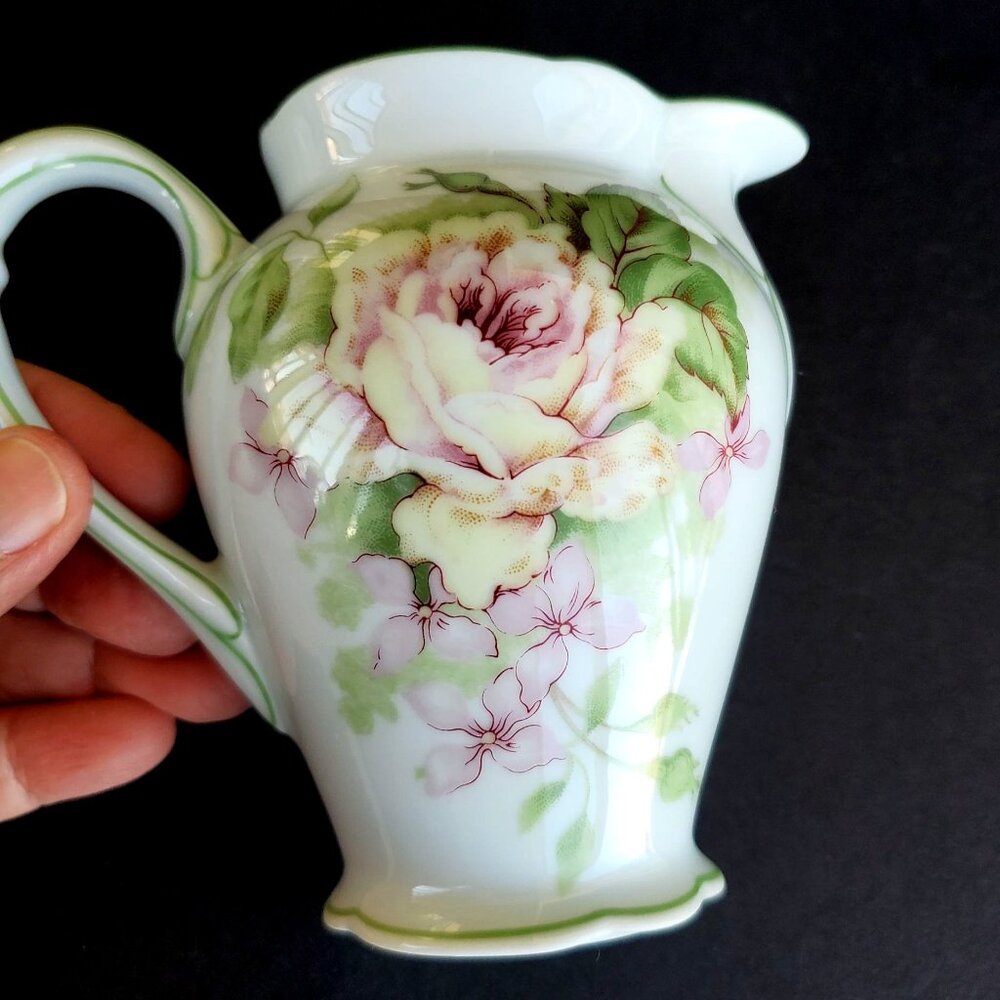 Bernardaud Eugenie de Montijo Limoges France Vintage Creamer Porcelain 10 oz
